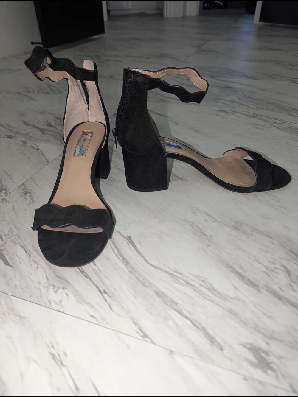 I.N.C Black Ankle-Strap Block Heel Sandals - Women